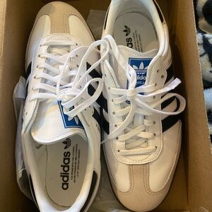 Adidas  White and Black Samba Sneakers
